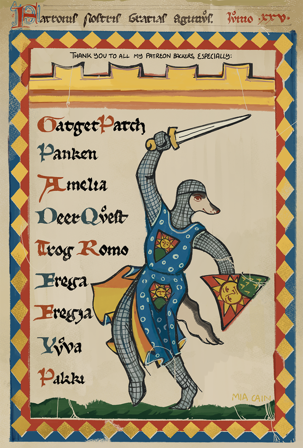 Patron Thanks for June 2025