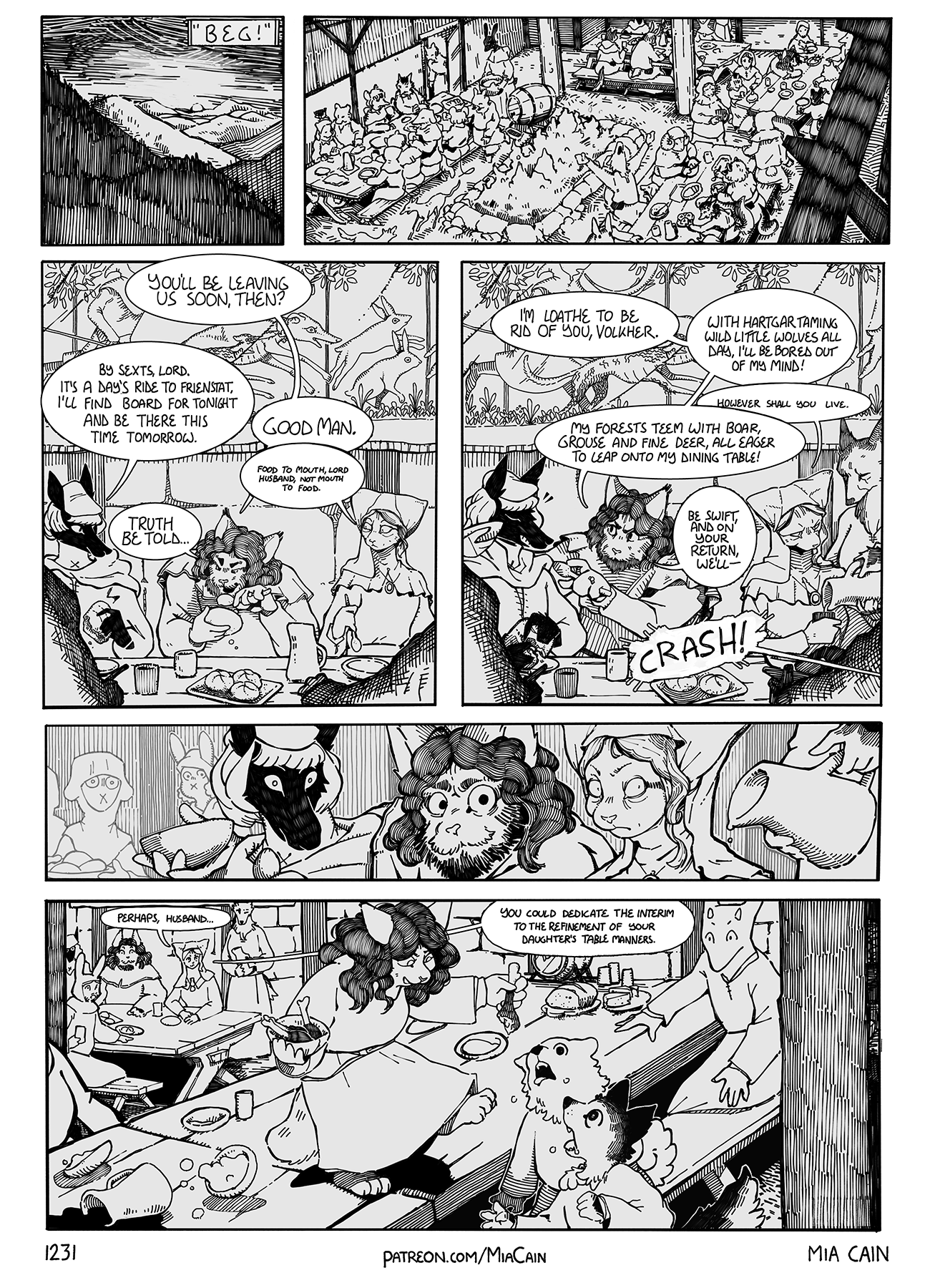 Franzesca is playing with her food.